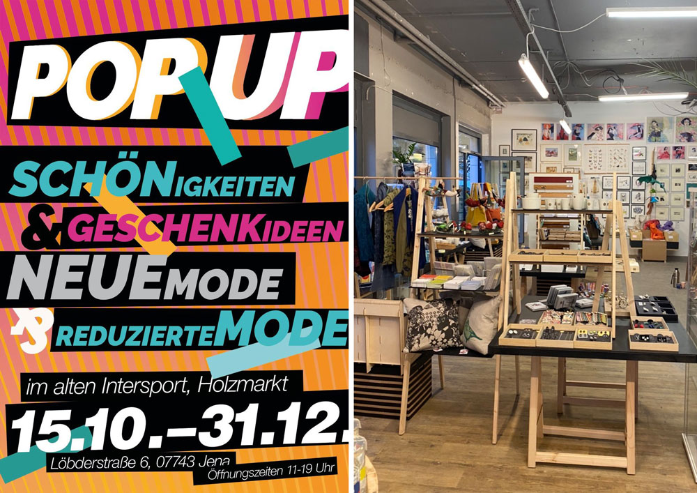 JENA feingemacht Pop Up Store – Kunst & Design aus Halle