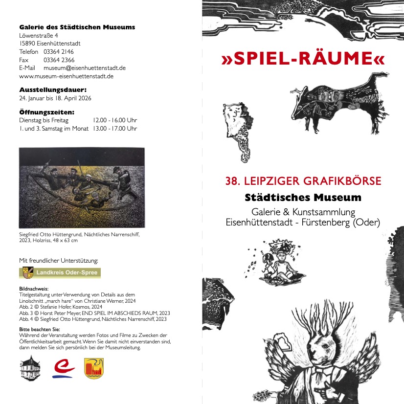 38. Leipziger Grafikbörse »Spiel-Räume«